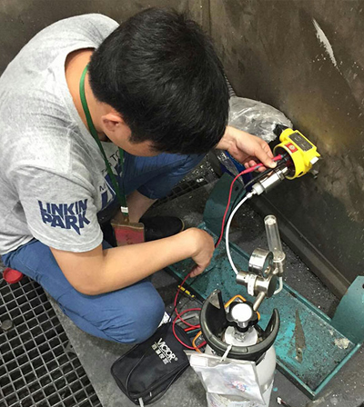 南京某机械厂安装九游会j9.com可燃气体检测仪78台检测